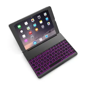 

Case Cover For iPad 9.7 New 2017 2018 A1822 A1823 A1893 Colors Backlit Light Wireless Bluetooth Keyboard+ PEN