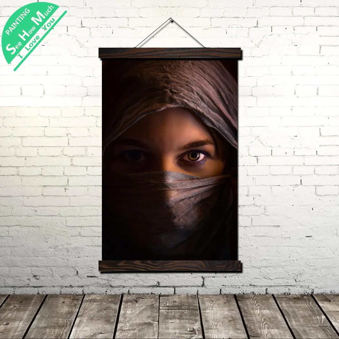 

Arabic Woman Painting Modern Wall Art Print Pop Art Print Picture And Poster Hanging Scroll Canvas Painting Frame Home Decor