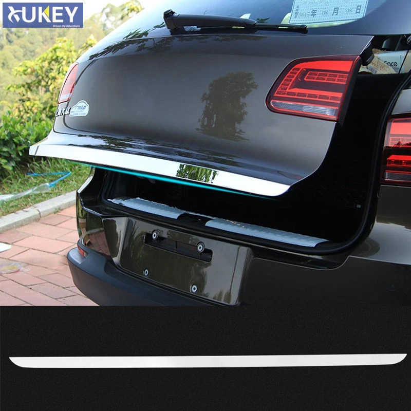 Fit For Vw Tiguan 2010 2014 2015 Chrome Rear Trunk Tailgate Door Cover Tail Gate Trim Molding