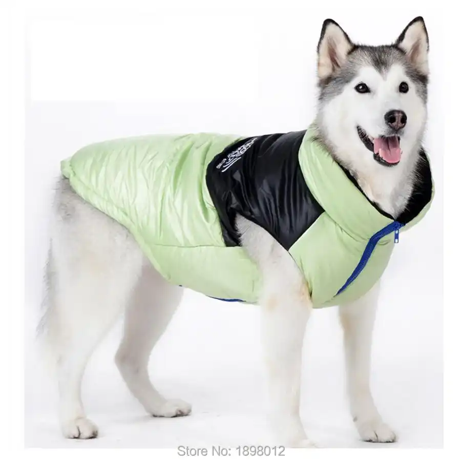 Lvguang Chaqueta Acolchada para Perros de Invierno Al Aire Libre Traje a Prueba de Viento Abrigo C/álido Azul, XS