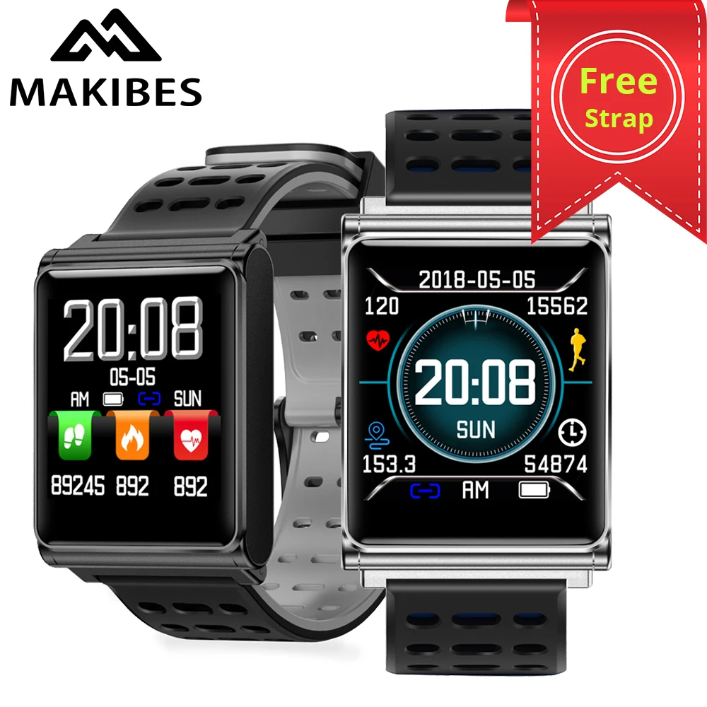 Free strap Makibes CK02 Smart Watch Men Women Blood Pressure Heart Rate Monitor Fitness Tracker Clock Smartwatch For IOS Android цена Free strap Makibes CK02 Smart Watch Men Women Blood Pressure Heart Rate Monitor Fitness Tracker Clock Smartwatch For IOS Android цены онлайн