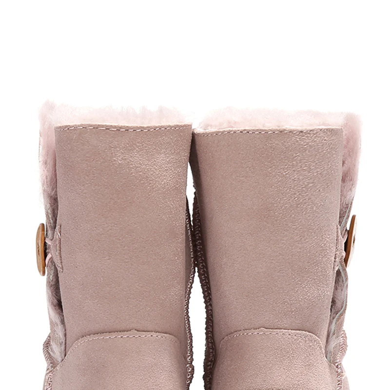 Ceny Sprzedaż hurtowa detaliczna wysokiej jakości damskie Australia klasyczne buty śnieżne prawdziwe skórzane naturalne zimowe buty z futerkiem marki damskie ciepłe buty