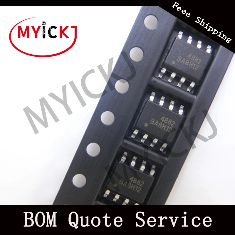 

10pcs AO4882 IC CHIP MOSFET 2N-CH 40V 8A 8SOIC 4882