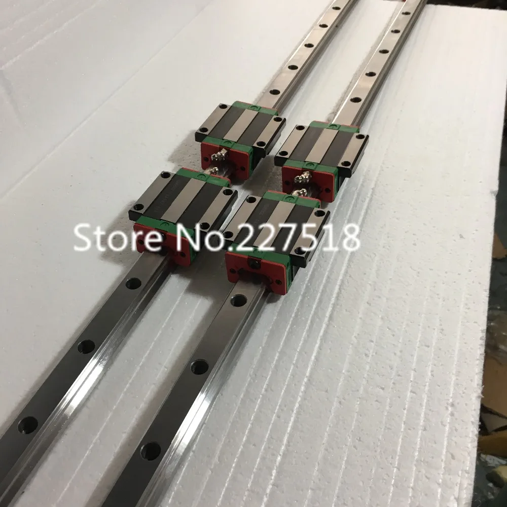 

15mm Type 5pcs HGR15 Linear Guide Rail L3000mm rail + 10pcs carriage Block HGW15CC blocks for cnc router