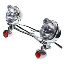 Grips Bar Passing Lamp Turn Signal light For Harley-Davidson /Kawasaki /Honda /Suzuki /Yamaha