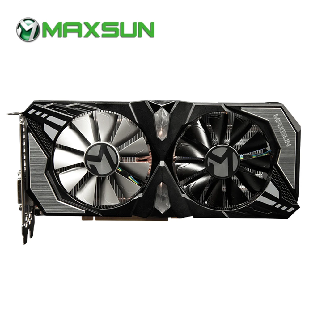 

MAXSUN graphics card GTX 1660Ti Terminator 6G NVIDIA GDDR6 192bit 12000MHz 1500MHz HDMI+DVI 12nm 1536units video card for game