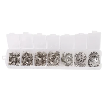 

Approx 300pcs/lot (6~16mm) Mixed Beads Caps,End Caps,Cord Caps,Tassel Charms For jewelry Making DIY Accessories
