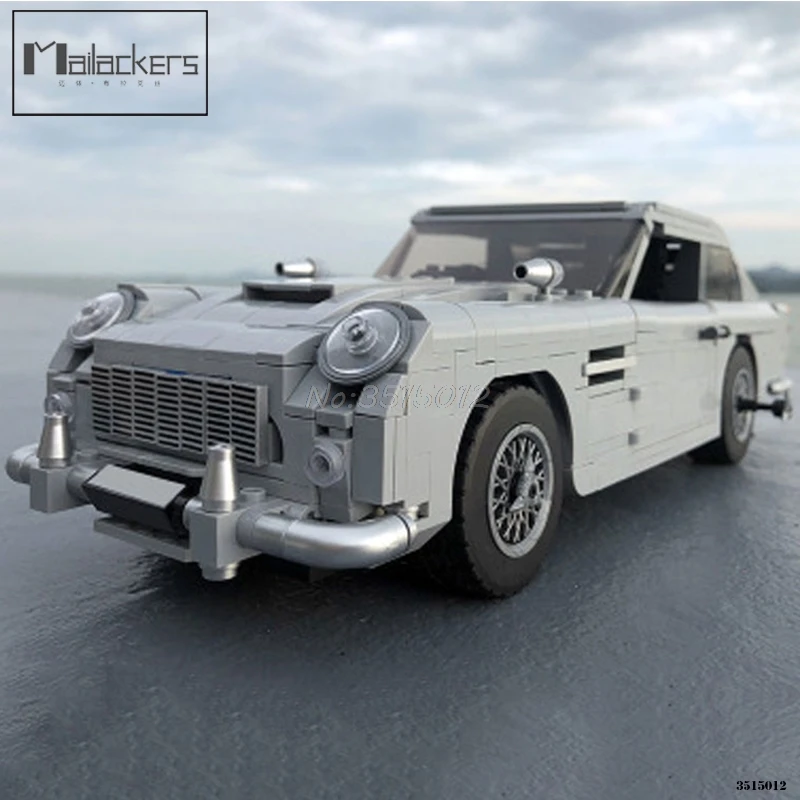 

Mailackers Legoing Technic Series Toy Aston Martin DB5 Car Model Building Blocks Legoing Car 007 Kids Toys For Children Birthday