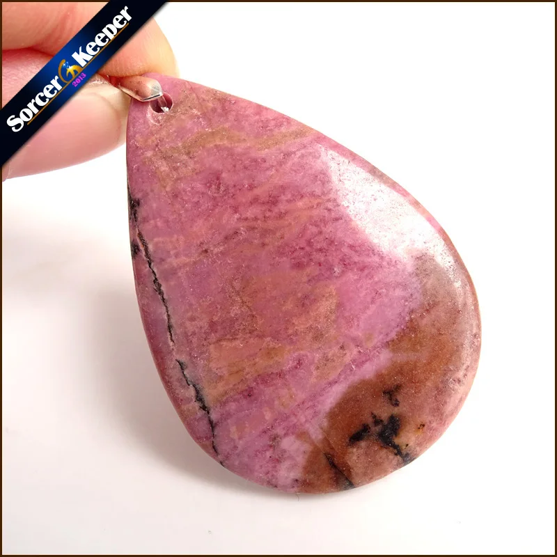 

Fashion Real Rhodonite Stone Pendant Natural Stone Cabochon Beads Diy Necklace Pendants Jewelry Making Gem Accessory ZS294