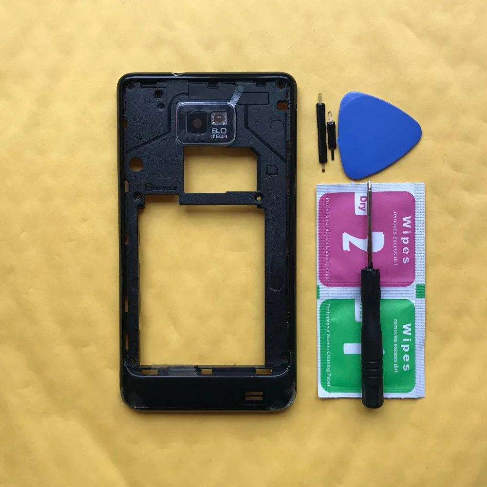 Оригинальная средняя рамка для телефона Samsung Galaxy S2 S II I9100 9100 i9105 9105 чехлы с