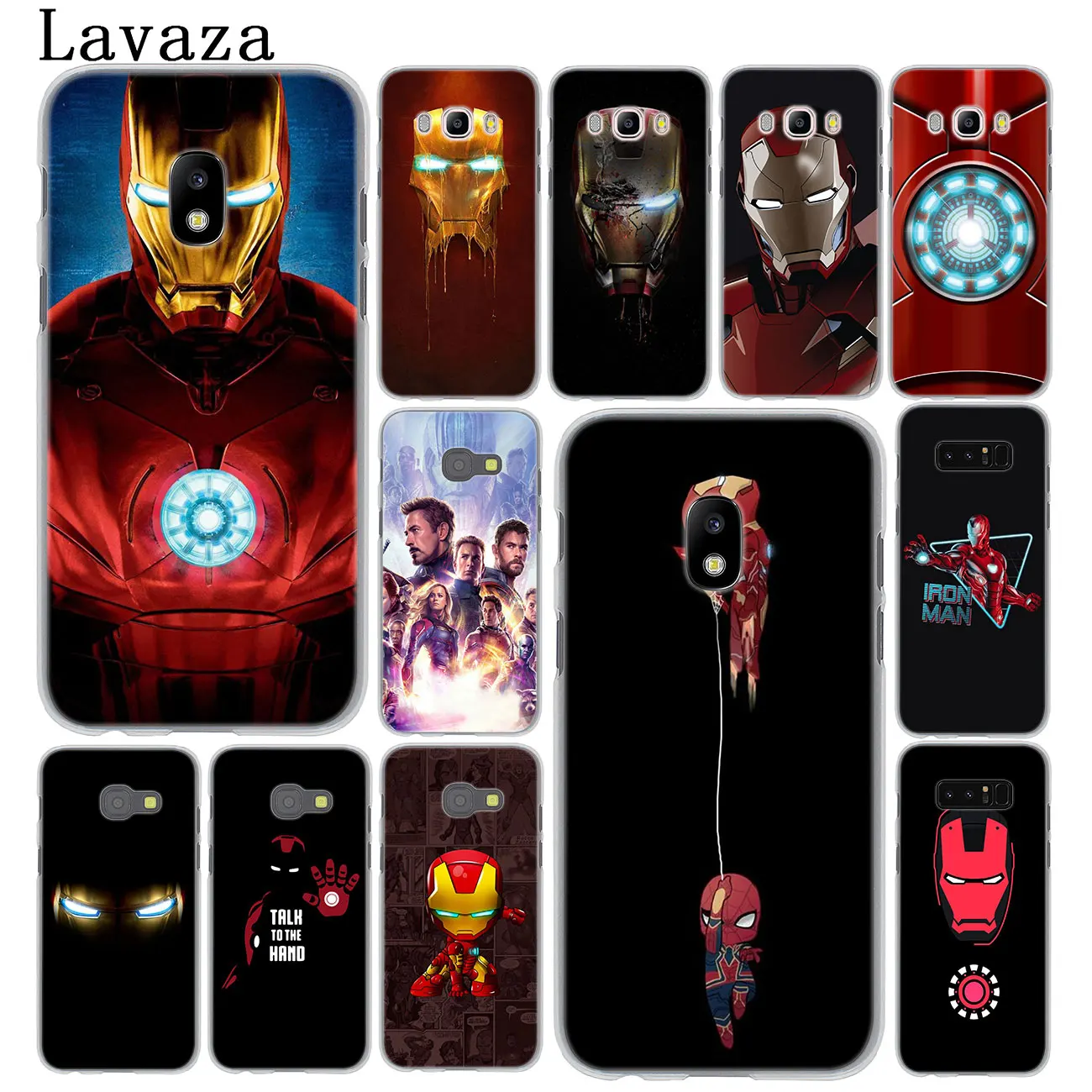 

Lavaza IronMan Iron Man Marvel Phone Case for Samsung Galaxy J6 J3 J2 J1 J5 2015 2016 J7 Prime J5 2017 EU US Version