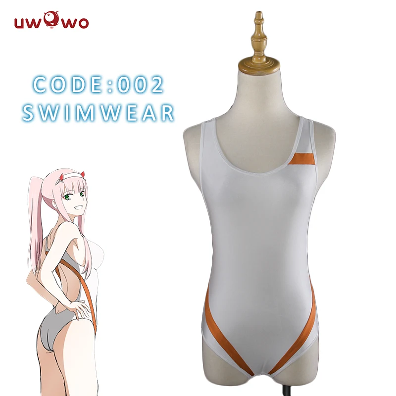 UWOWO Zero Two Косплей Дарлинг в FRANXX Костюм Код: 002 аниме Купальник костюм |