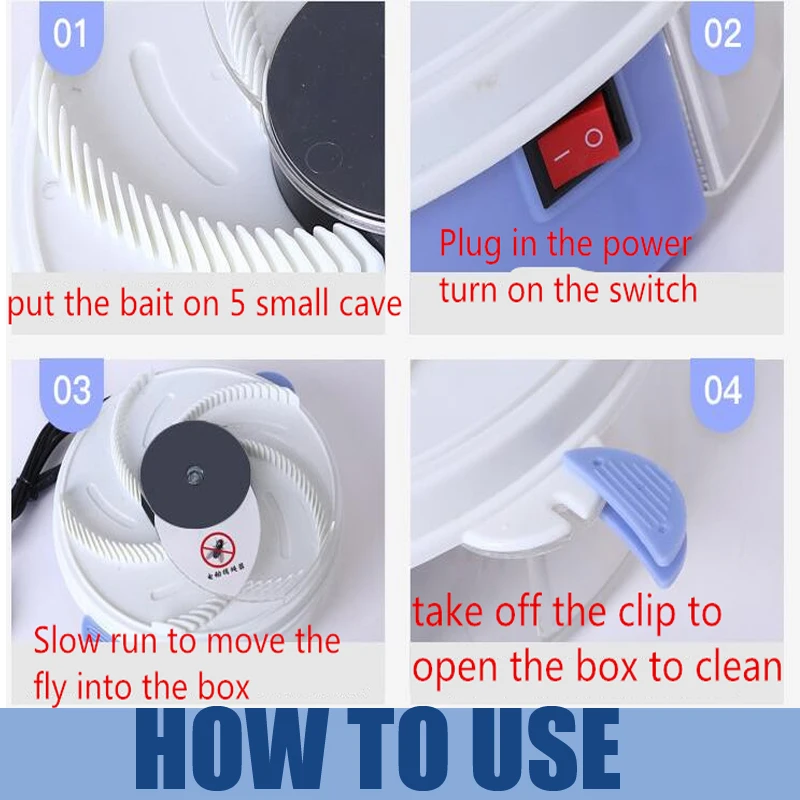 

Physical rotation Insect Fly Traps Trap Electric USB Automatic Fly Catcher Trap Pest Reject Control Catcher Mosquito