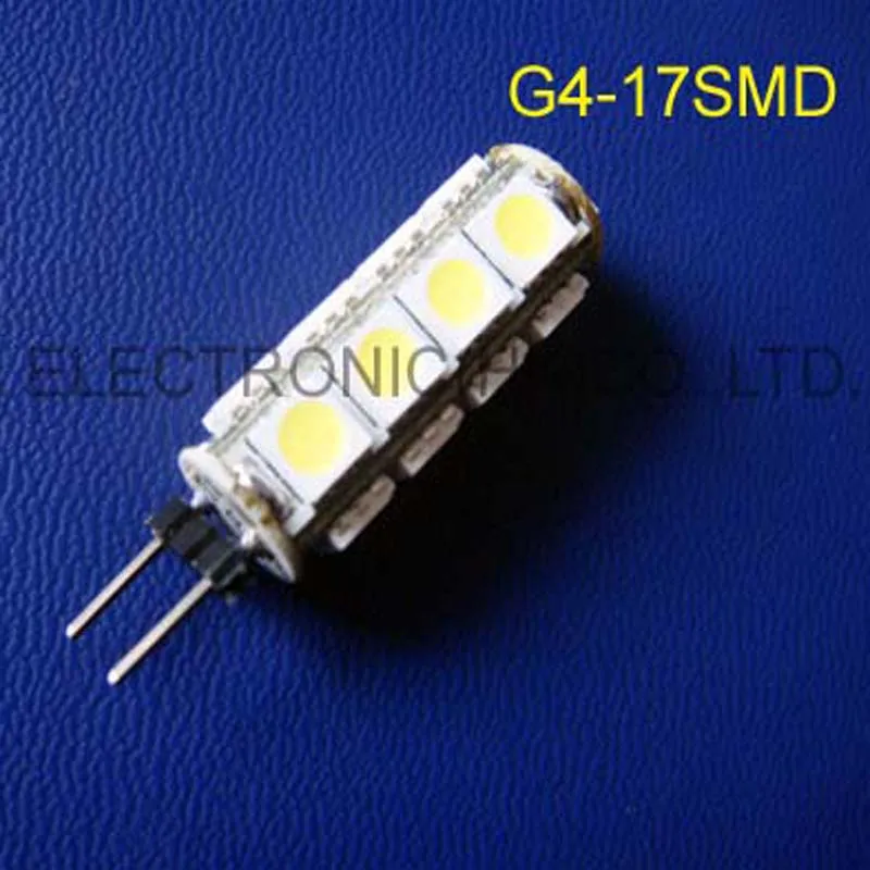 Высокое качество g4 17smd 5050 Светодиодные лампы, 12vdc G4 светодиодные лампы, g4led лампы( 2 шт./лот