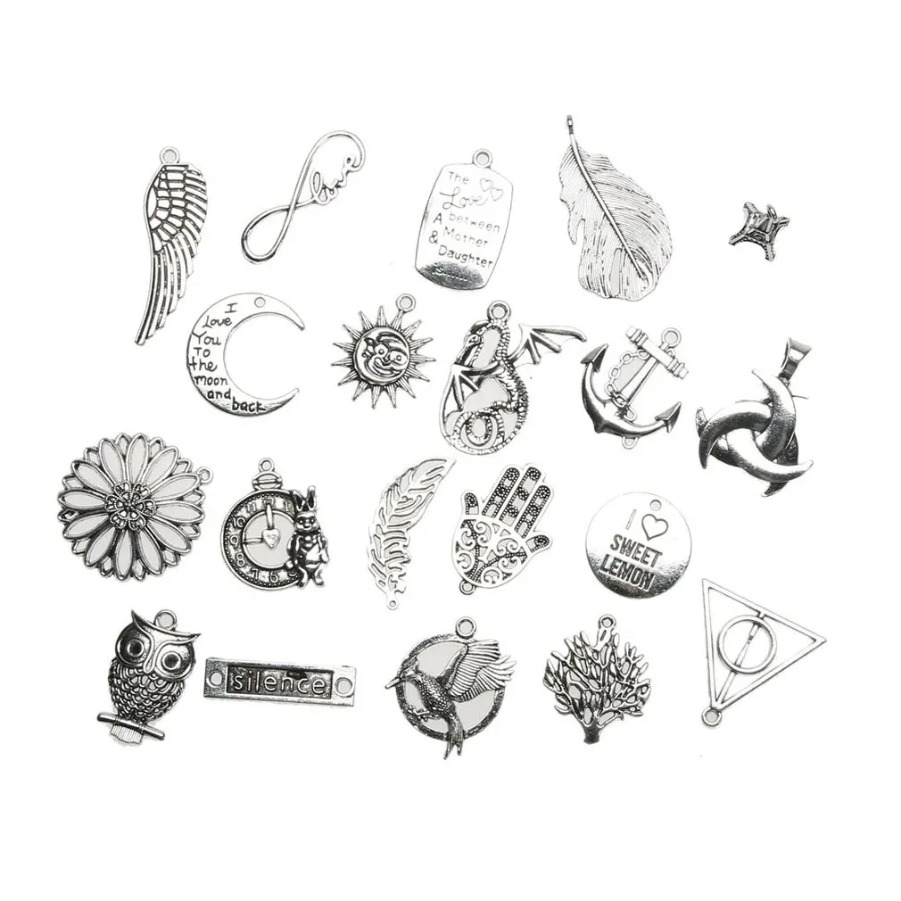 

20 PCS Keychain Combination Pendant Universal Key Buckle Accessories Fashion Birthday Gift