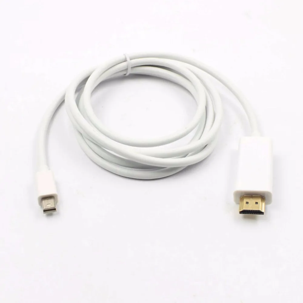 1,8 м мини кабель DP-HDMI папа-мама Thunderbolt DisplayPort к HDMI адаптер конвертер для Macbook Pro Air проектор кабель