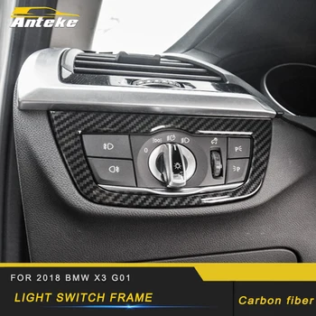 

Light Switch Panel Trim Frame Covers Car Interior Stickers Accessories For 2018 BMW X3 G01