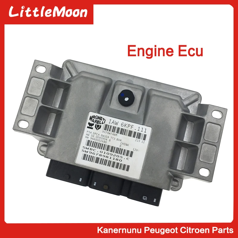 

LittleMoon Original brand new engine computer ECU car computer for Peugeot 206 308 307 408 508 Citroen C4 C5 C2 2.0/2.3 EW10/12
