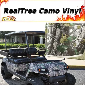 

ORINO Realtree Camouflage Vinyl Wrap With Air Release Tree Grain Stickerbomb Car Wrapping Film Vehicle Real Tree Film