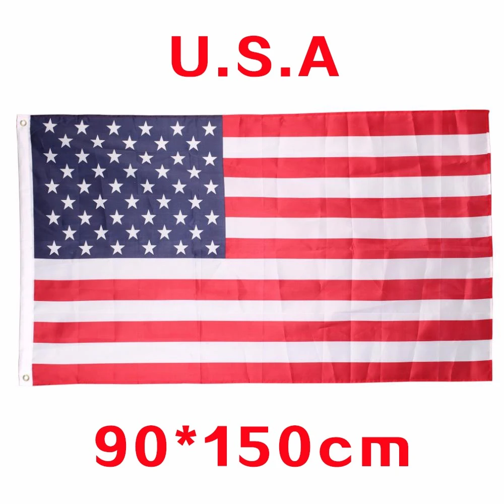 United Stated Flag 3 X5 Ft Usa Flag150x90cm Polyester Or2 X3 Ft Or Small Usa Flags Be Proud Show Off Your Patriotism Patriots Patriots Flag Aliexpress