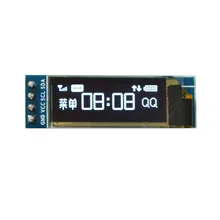 0.91 inch Blue OLED LCD Display Module 128×32 I2C IIC Serial Blue 0.91″ OLED Display Module for Arduino SSD1306 12832