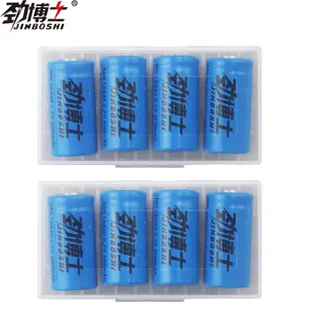 

8pcs Rechargeable CR123A 16340 400mAh 3.7V Li-ion 16340 battery for Laser Pen LED Flashlight
