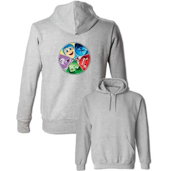 

Cartoon Inside Out Emotions Anger Joy Fear Disgust Sadness Hoodies Women's Girl's Men's Boy's Sweatshirts Off White Jackets