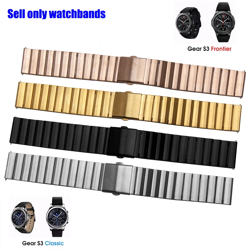22mm Satinless Steel font b Watch b font band For Samsung Gear S3 Classic font b