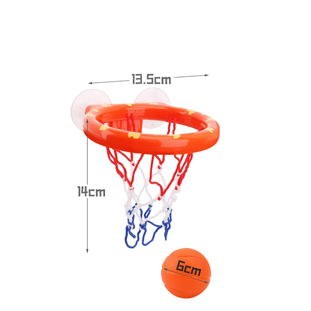Забавный баскетбольный обруч и шарики, игровой набор для мальчиков и девочек, ванна для стрельбы, пластиковая присоска, баскетбольная подставка, игрушка для детей 30