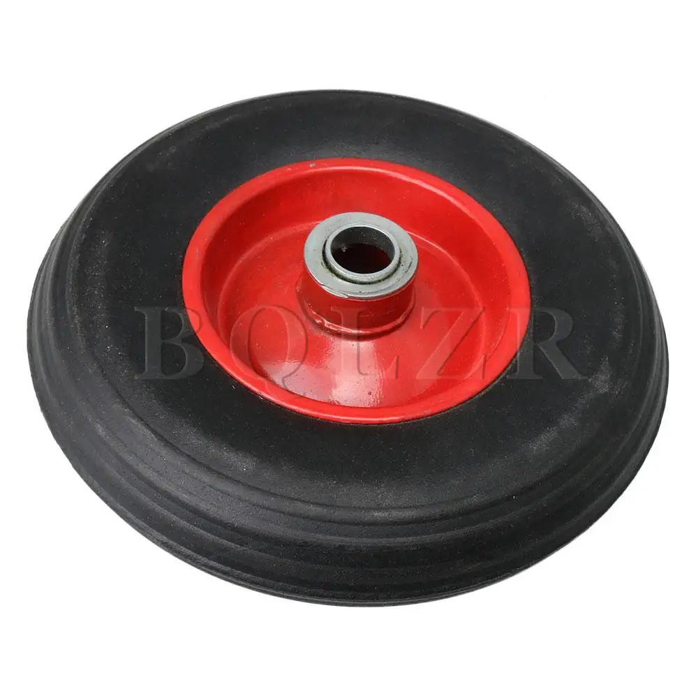 BQLZR Diameter 220MM Medium Solid Rubber Wheels Red 350 4 All Purpose
