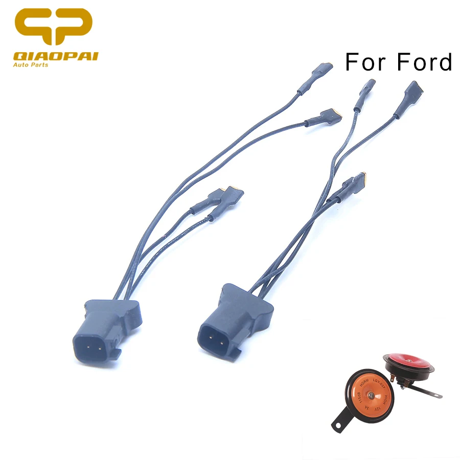 

Universal Car Snails Horn Dedicated Horn Socket Conversion plug Loudspeaker Socket Speaker Accessories For Ford automobile