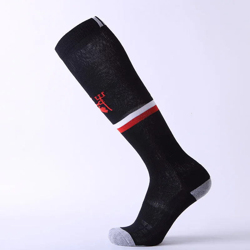 Мужские носки для футбола профессиональный футбольный клуб противоскользящие толстые теплые носки высокие тренировочные Гольфы фитнес лыжный носок для взрослых - Цвет: C 17