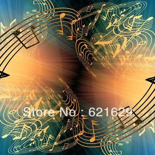 

Melodious music 8'x8' CP Computer-painted Scenic Photography Background Photo Studio Backdrop DT-SL-096