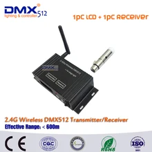 ЖК-дисплей Dmx512 беспроводной приемник/передатчик, 2,4G беспроводной Dmx512 мини беспроводной dmx512 приемник