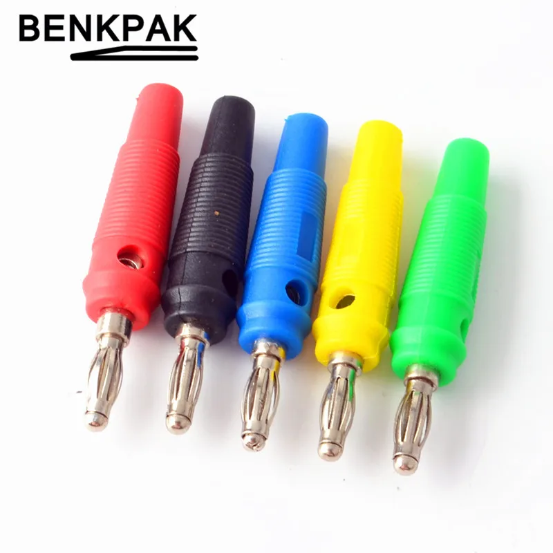 

5pcs 4MM Banana Plug Audio Speaker Connectors Amplifier Speaker Binding Post 4mm Banana Jack Plug For Cable Terminals