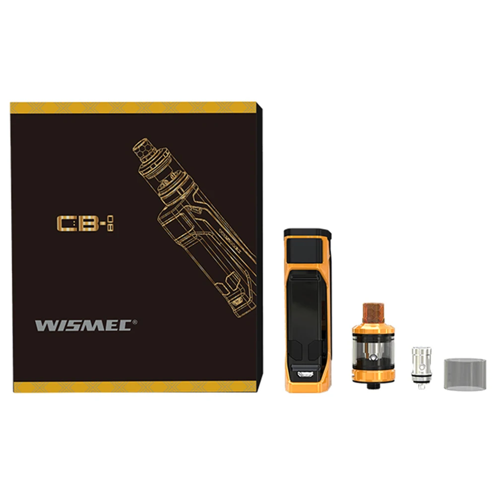 Оригинальный комплект Wismec CB 80 2 мл AMOR NS Pro Atmoizer Tank W/WS01 WS04 Coil Вт Box MOD Vape электронной