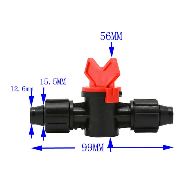 Wxrwxy Kerti Csepegtetőszalag Öntözőszelep 16 Mm -Es Csepp Szalag Waterstop Szelep Öntöző Csaptelep Daruk 2Db - Image 2