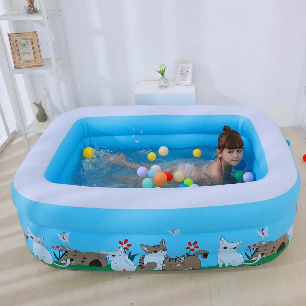 

Inflatable Water Play Center, Easy Set Pool Swim Center Deluxe Family Large Inflatable Padding Pool For Outdoor Summer Fun