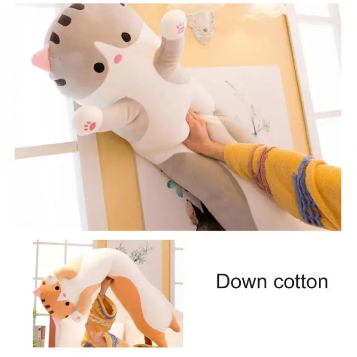 Милый плюшевый Кот кукла мягкая подушка в форме котенка кукла игрушка подарок для детей подруги LXY9