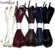 80 см/90 см/100 см/120 см/140 см плоские унисекс Вощеные шнурки 7 мм Хлопок с вощеным покрытием шнурки для обуви