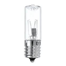 E17 3 W 185nm UVC ультрафиолетовая лампочка дезинфекционная лампа озона Стерилизация клещей огни бактерицидная лампа AC110V-240V