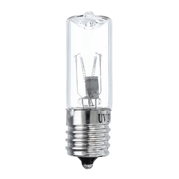 

E17 3W 185nm UVC Ultraviolet UV Light Bulb Disinfection Lamp Ozone Sterilization Mites Lights Germicidal Lamp Bulb AC110V-240V