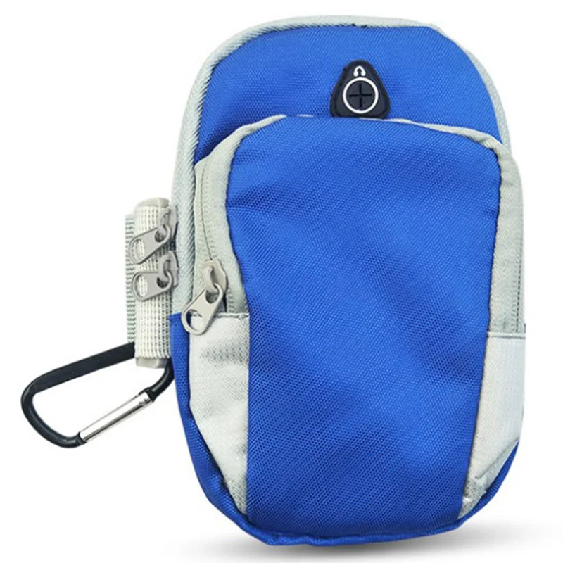 Аксессуары для домашних животных, спортивная сумка для бега с собакой, сумка для еды, для фитнеса, для верховой езды, подвесная свинцовая сумка для собак, водонепроницаемая - Цвет: Blue Arm Bag