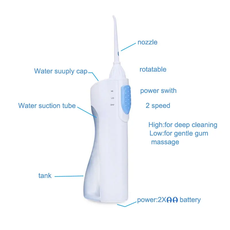 

Dental Water Flosser Oral Irrigator Irrigador Dental Waterpick Water Irrigation Water Jet Pick Tools 669