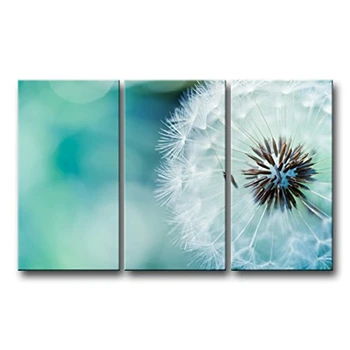 

3 piece Wall Art Painting Nature Flowers Dandelions White Flowers Prints Flower Pictures For Home Modern Decoration