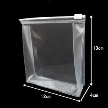 

wholesale Size:12*13*4cm transparent PVC bag PVC cosmetic bag Waterproof makeup bag Gift plastic bag. 300PCS/lot