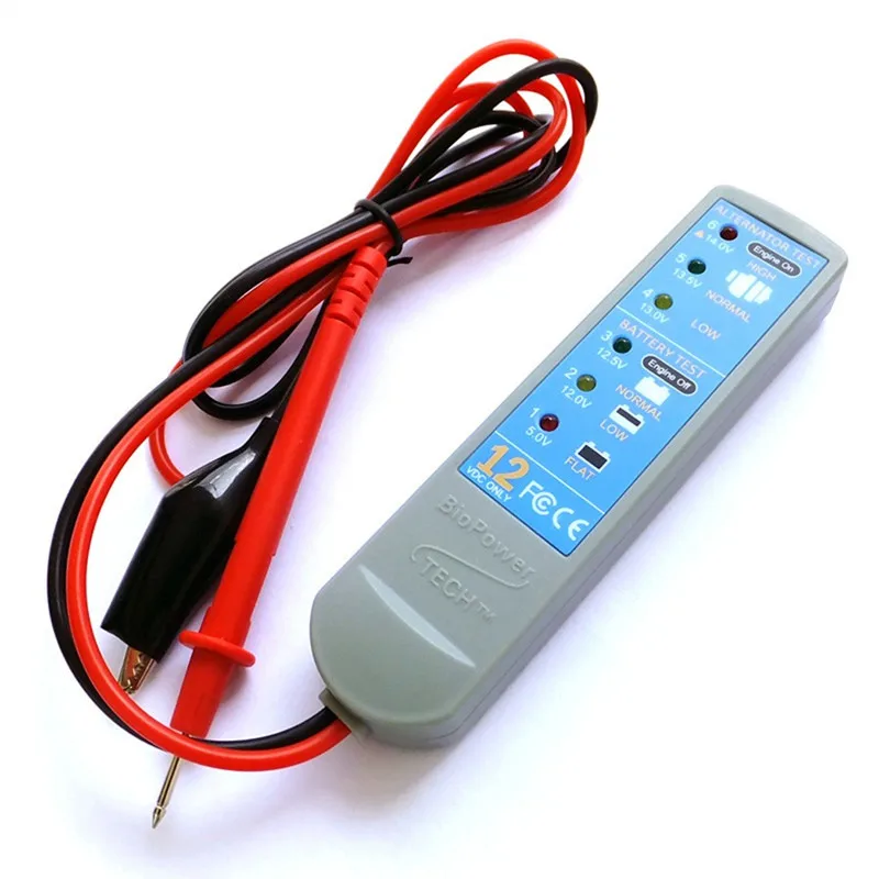 Car BioPower TECH Vehicle Charging System Analyzer Battery Tester Auto Circuit Tester Car Repair Tool 12V