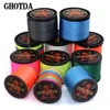 GHOTDA – fil de pêche tressé, 4 brins, Multifilament, carpe, 10-120lb, 300M, 500M, 1000M ► Photo 1/6