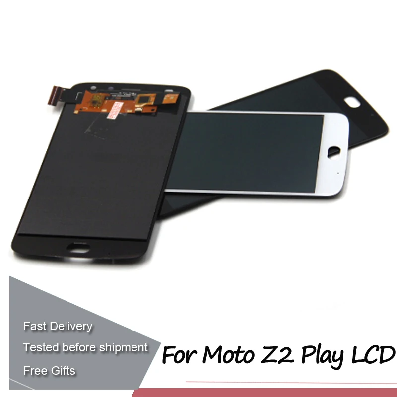 Для Motorola Z2 play XT1710 ЖК дисплей сенсорный экран панель с дигитайзером Переднее