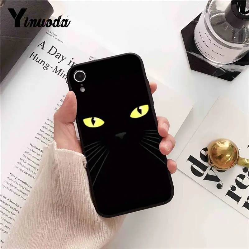 Cool Black Cat Green Eyes